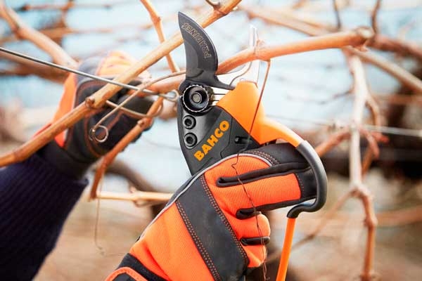 Bahco new lightweight electric secateurs