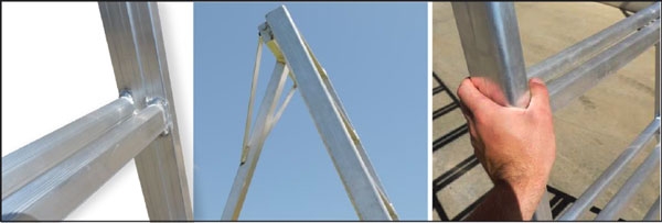Strong, lightweight Aussie tripod ladders