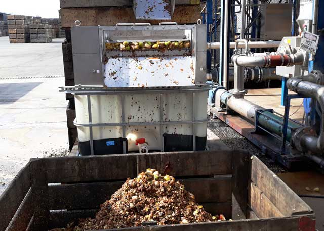 KDS tech efficiently dewaters fruit processing sludge