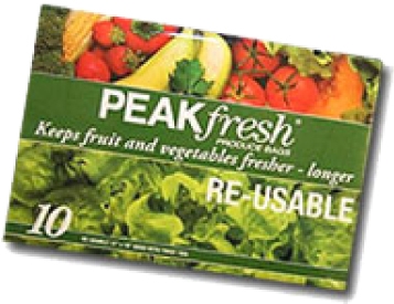 Reusable produce storage bags
